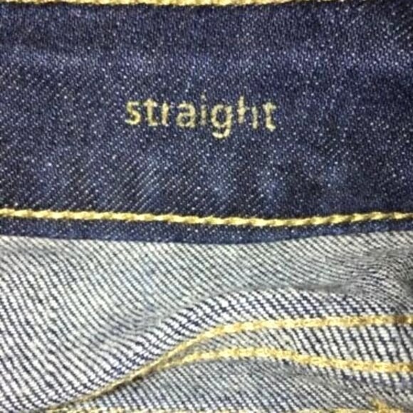 Simply Vera Vera Wang Jeans Womens Straight Mid Rise Dark Denim Size 6 - Picture 5 of 10